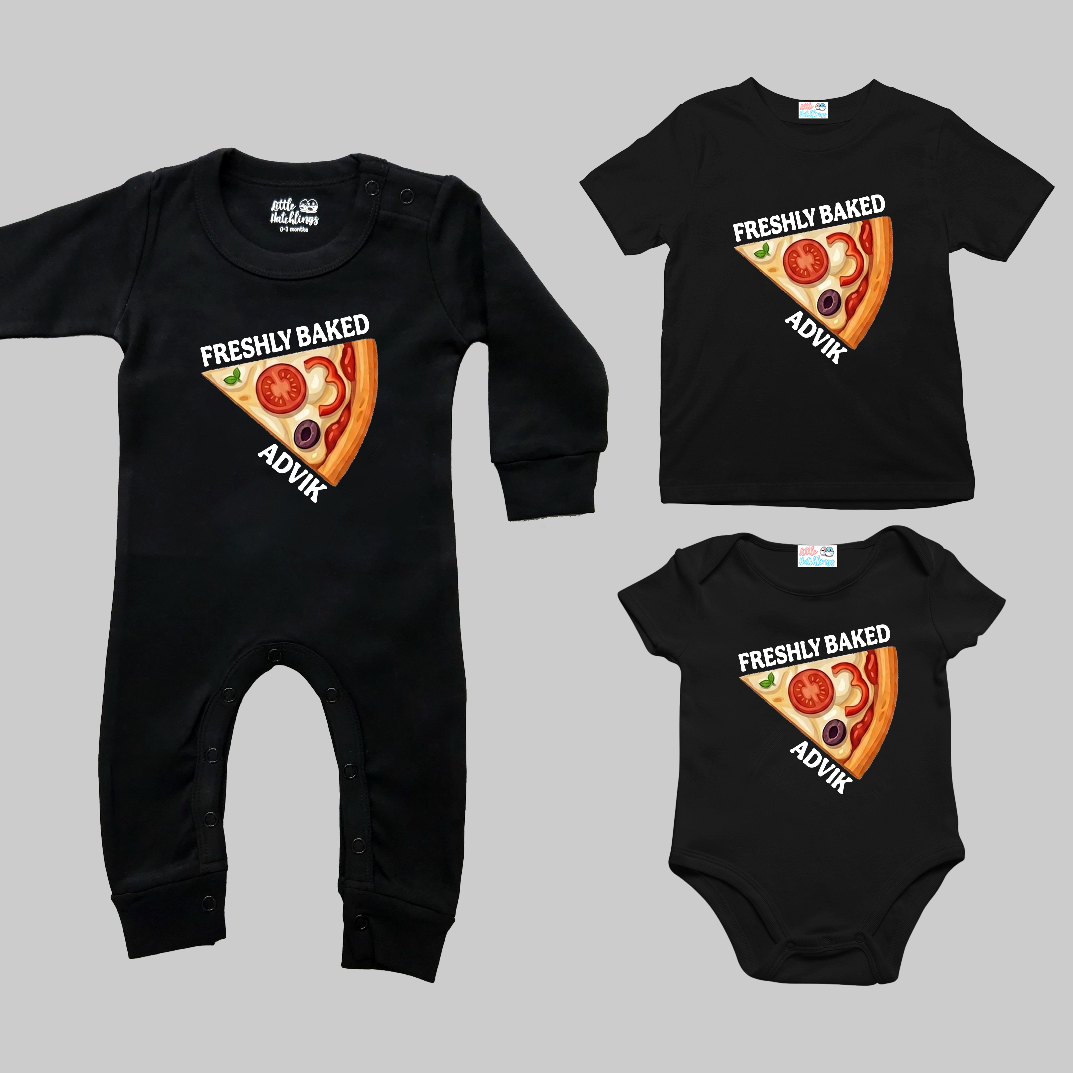 The Father's Day Combo - Dad + Kid Pizza Combo With Name
