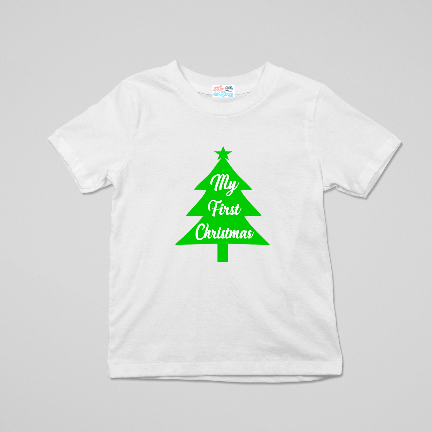 My Green Christmas Tree White Onesies / Full Romper / Tshirt