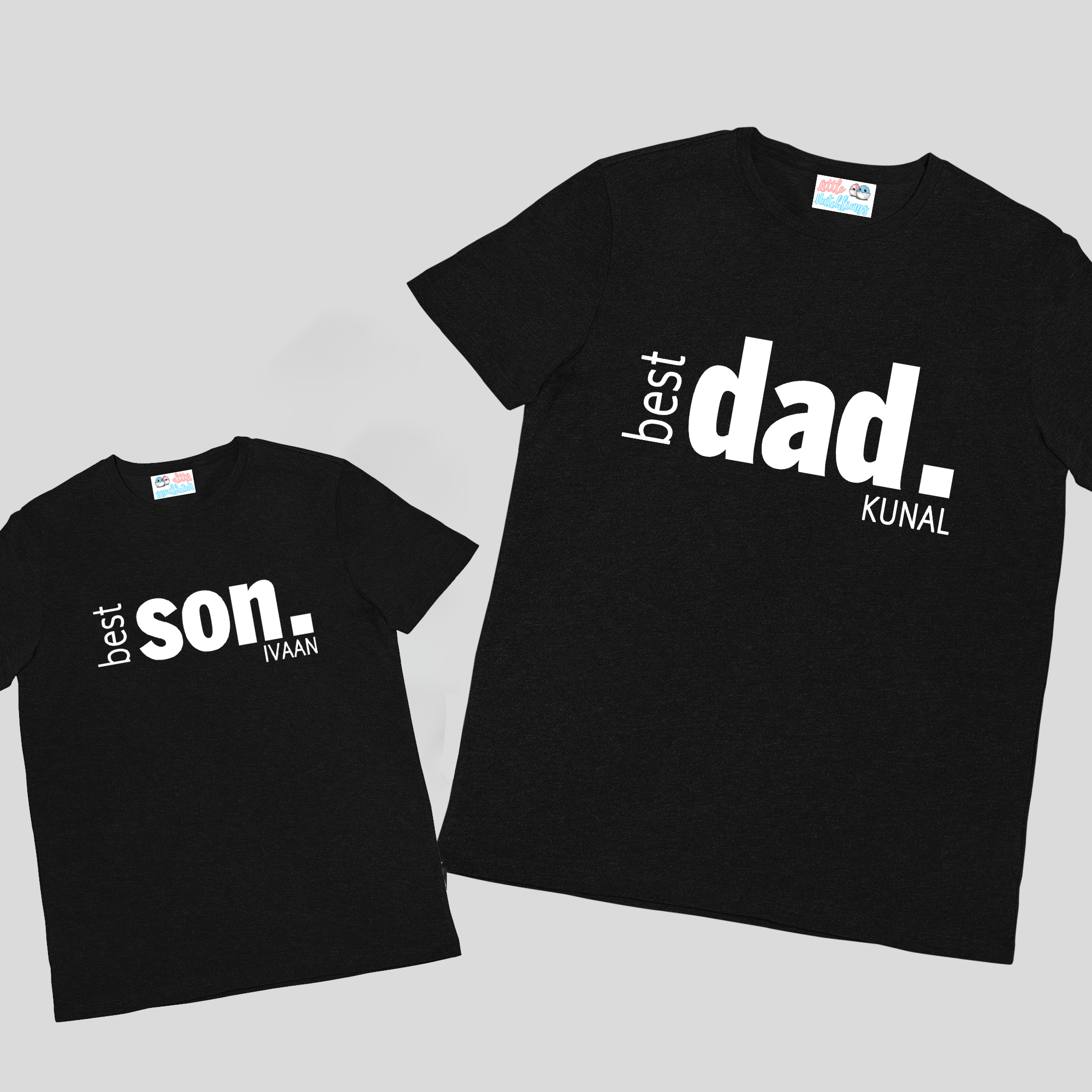 The Father's Day Combo - Best Son + Dad Black Combo