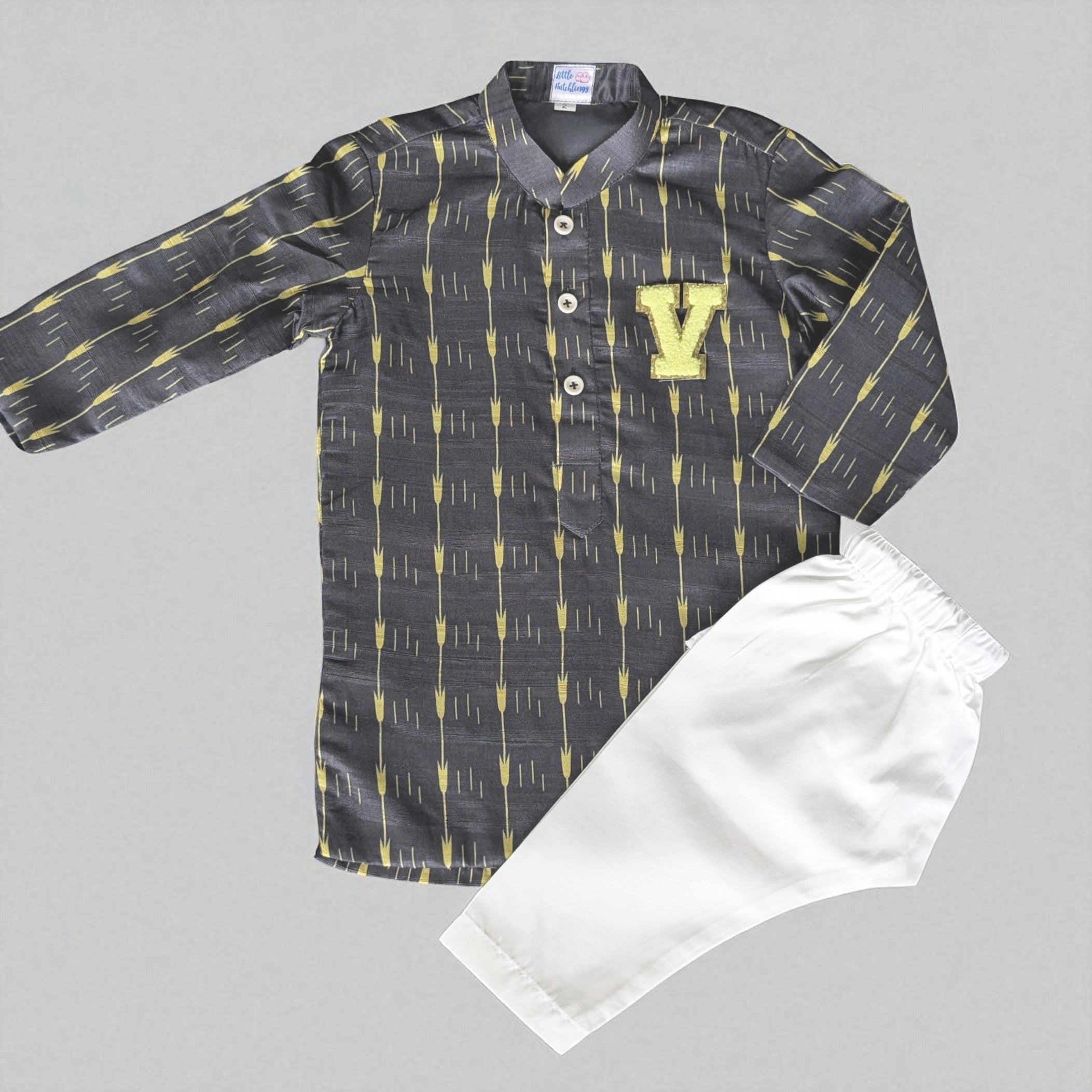 Kurta Set With Initial