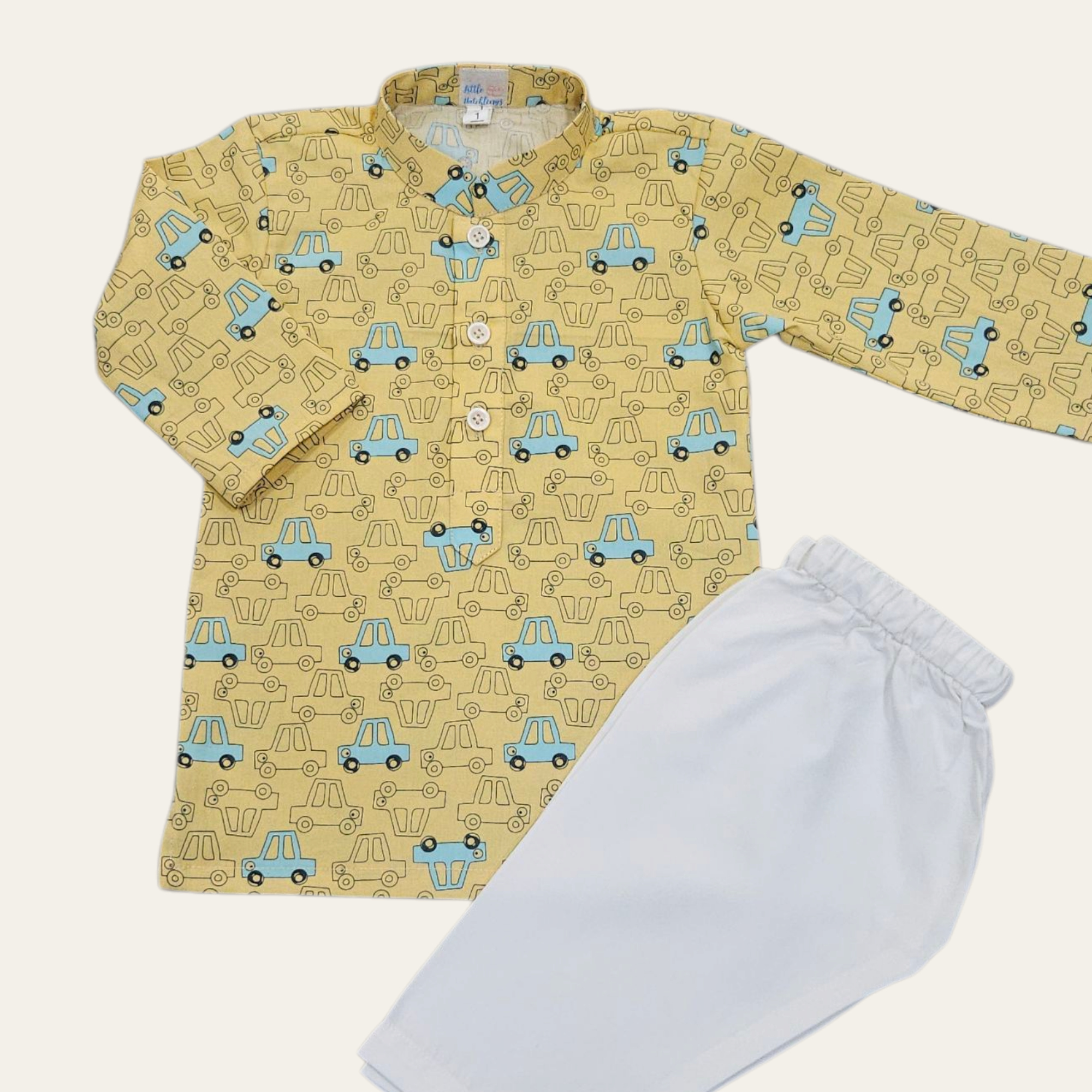 Kurta Set With Piping