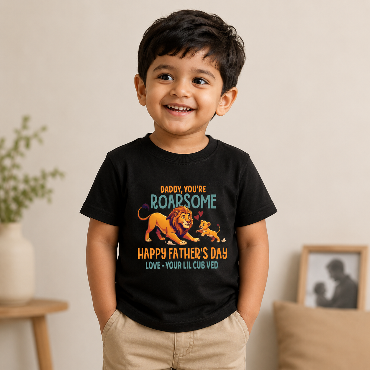 Daddy You're Roarsome Father's Day With Name (Lion)