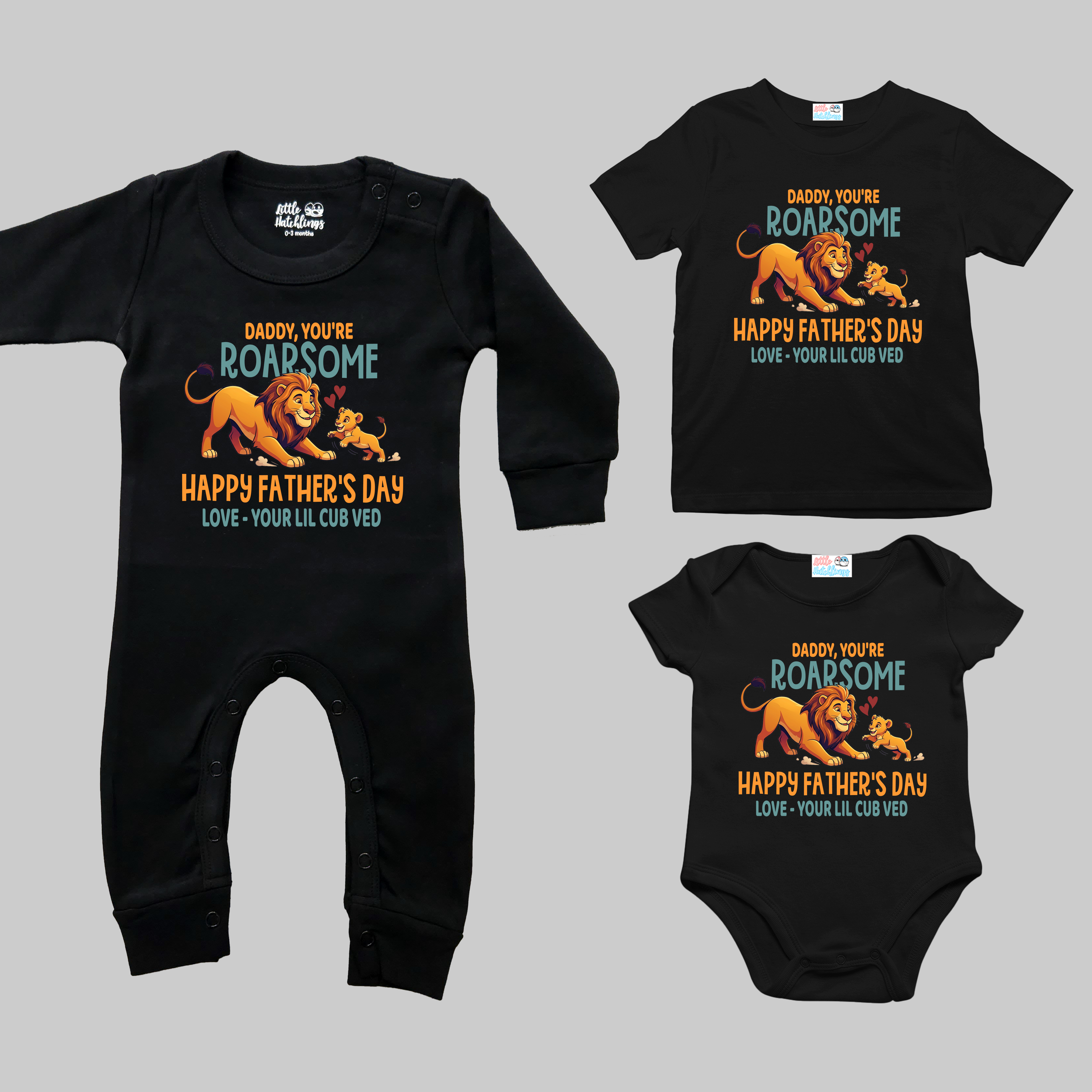 Daddy You're Roarsome Father's Day With Name (Lion)