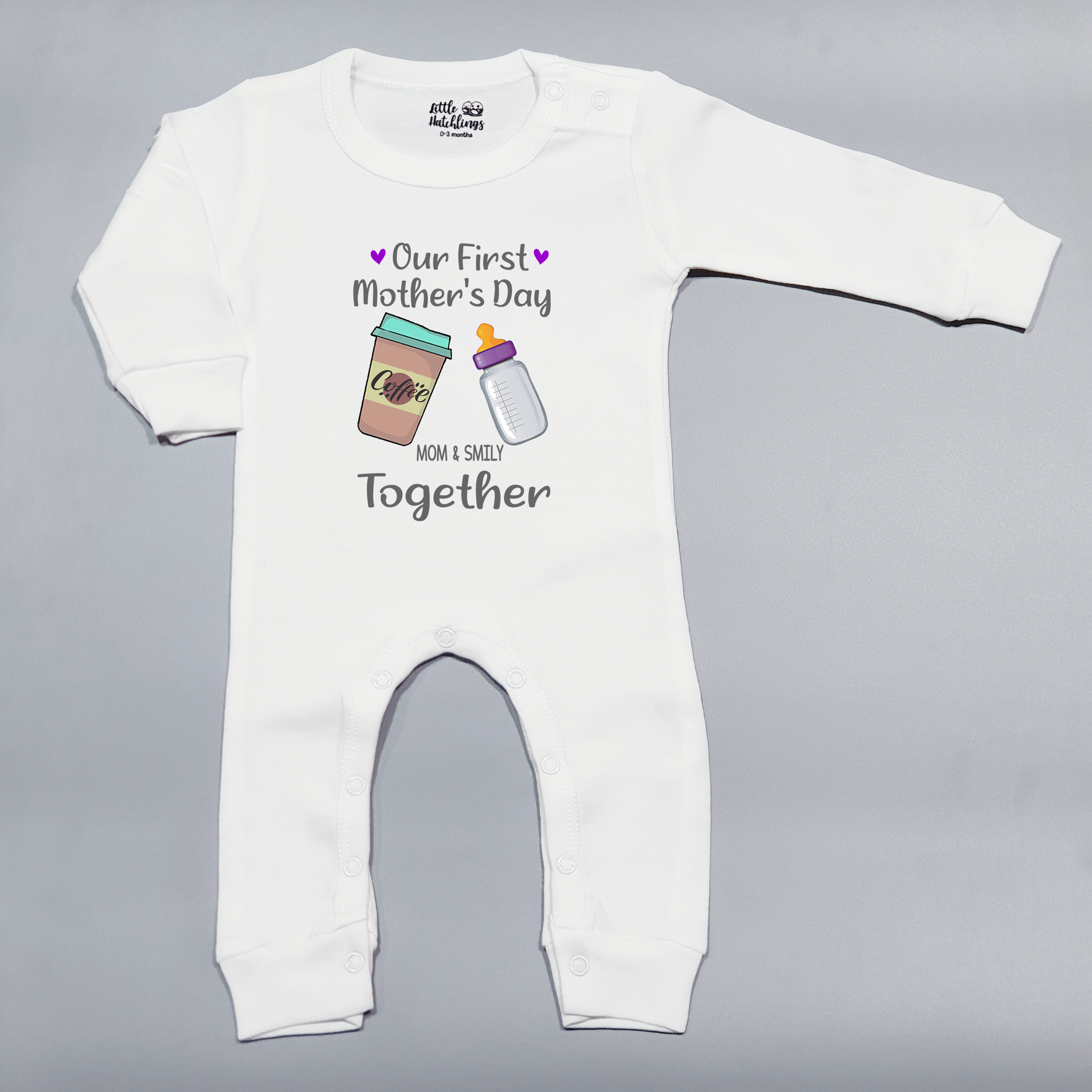 First Mother's Day Coffee Milk Bottle White