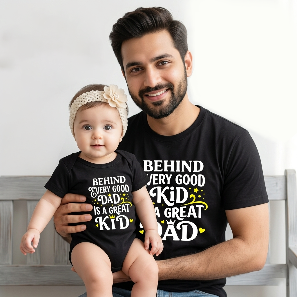 The Father's Day Combo - Good + Great Kid & Dad Black Combo