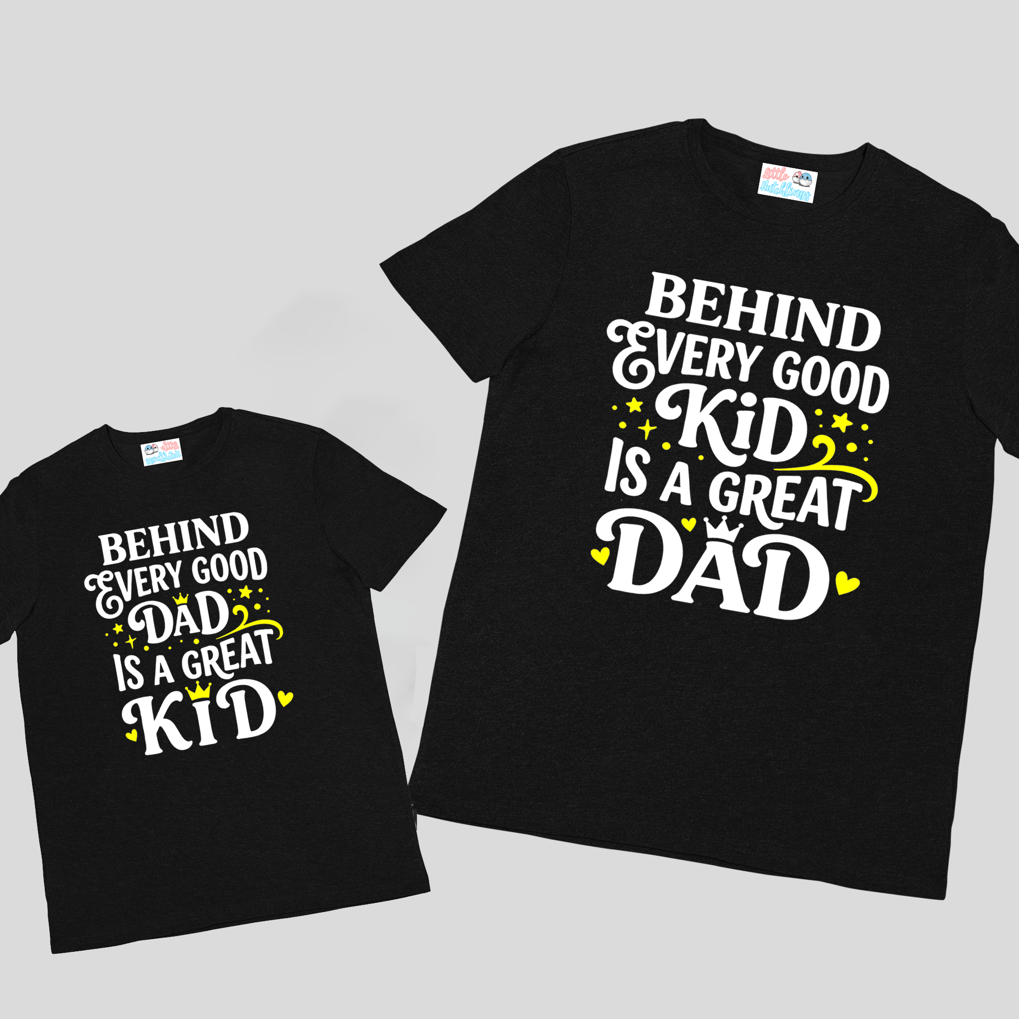 The Father's Day Combo - Good + Great Kid & Dad Black Combo