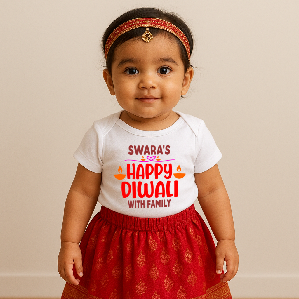 Happy Diwali with Family White
