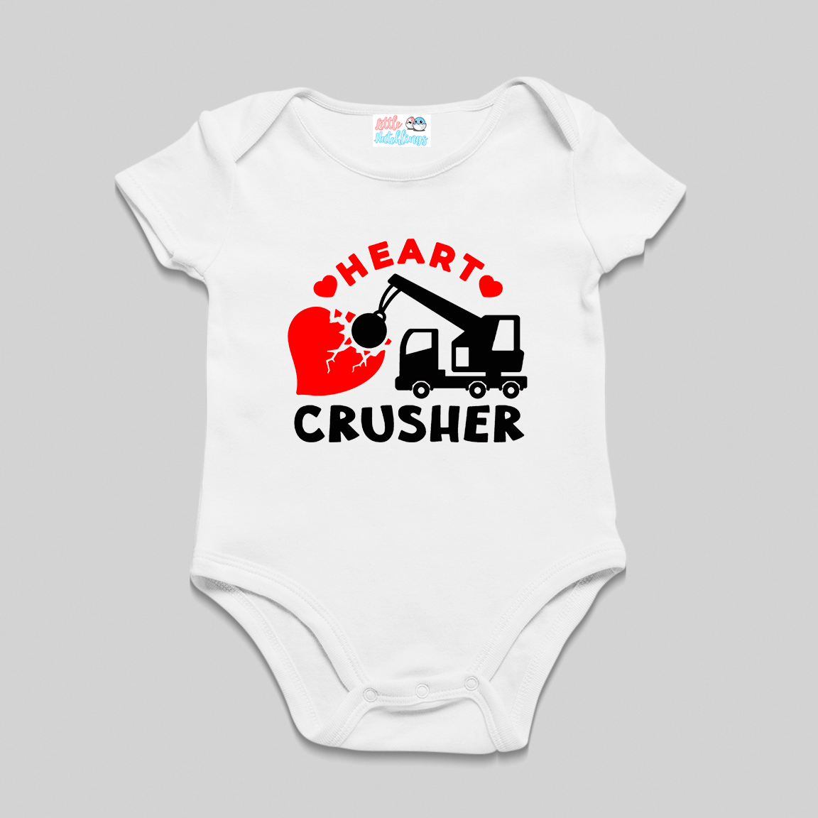 Heart Crusher Onesie / Romper / Tshirt