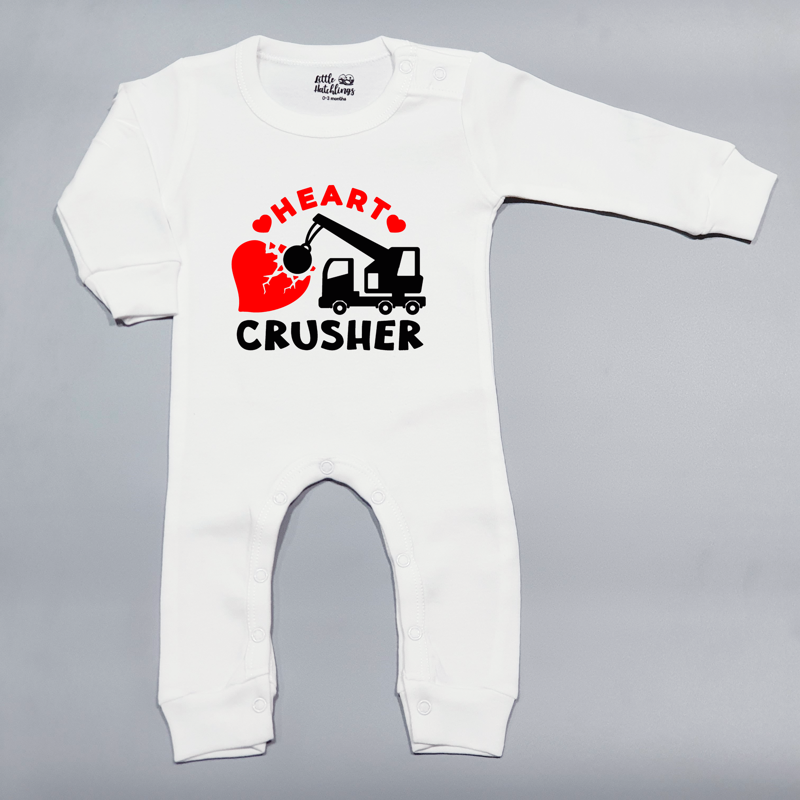 Heart Crusher Onesie / Romper / Tshirt