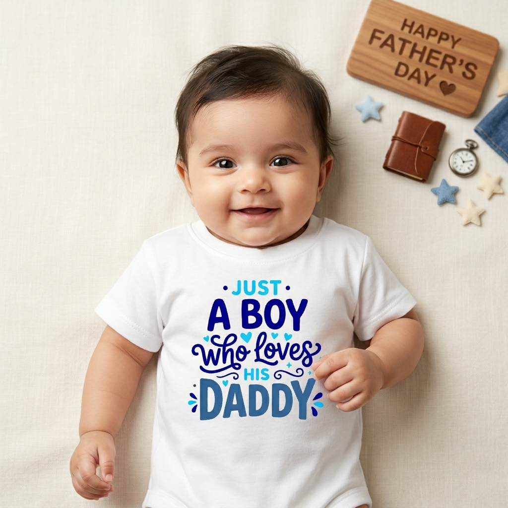 Just a Boy Who Loves His Daddy White