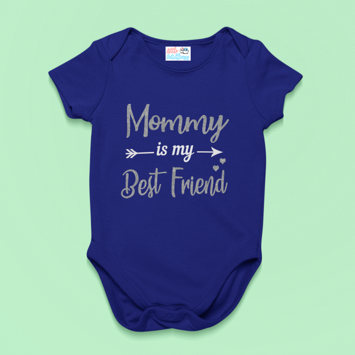 Mommy Is My Best Friend - Navy - Onesie/Tshirt