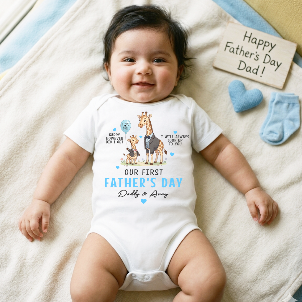 Our First Father's Day White (Giraffe)