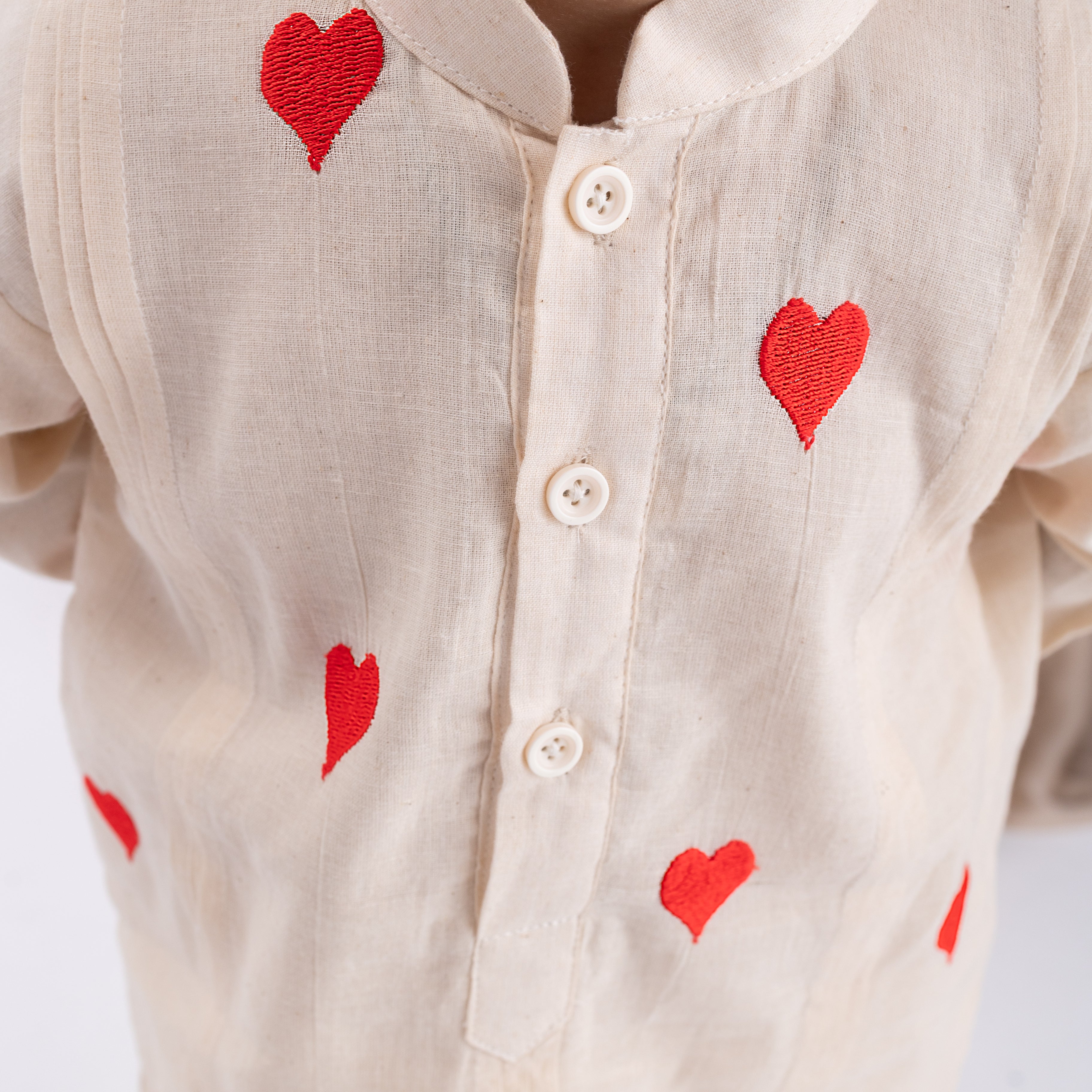 Hearts Kurta Set