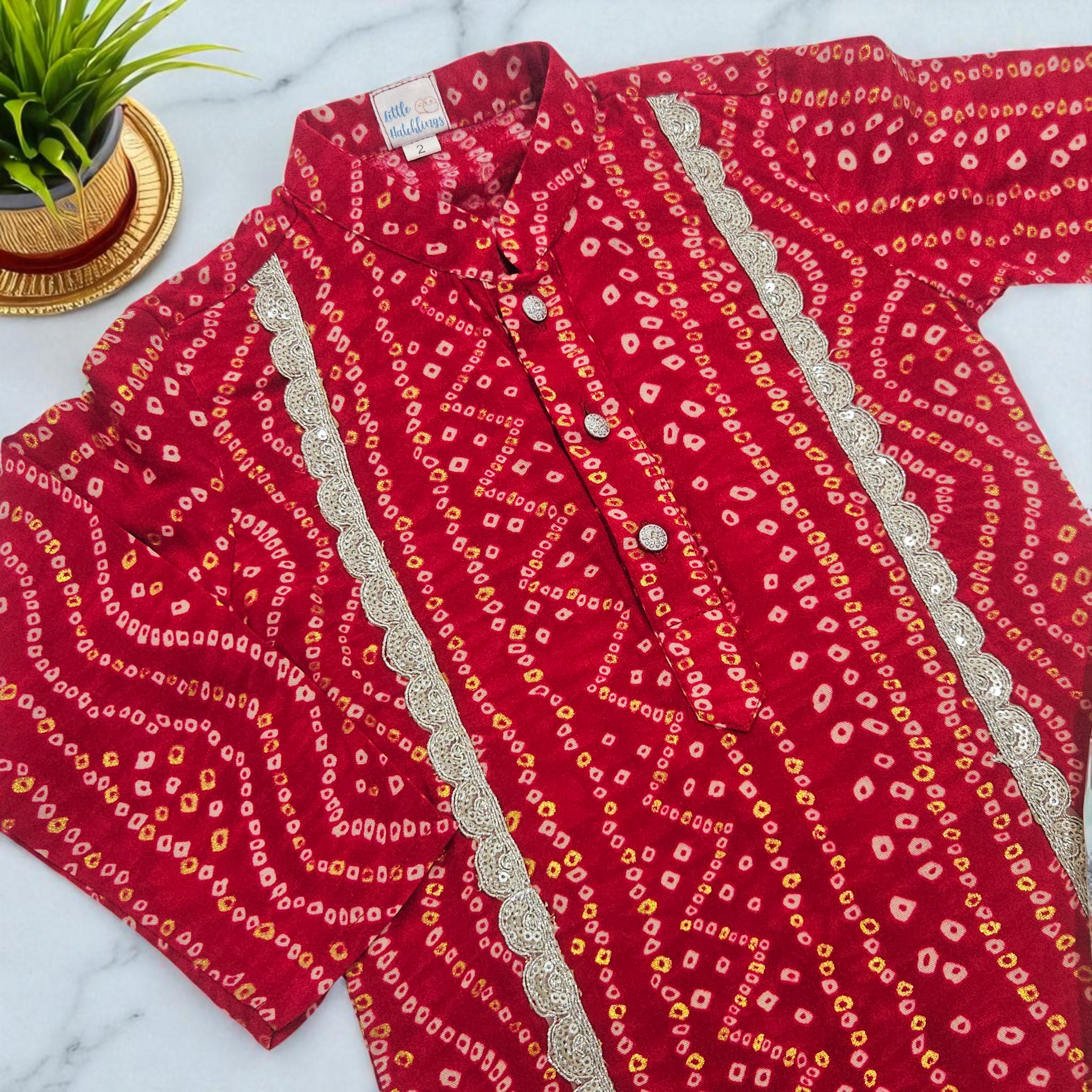 Kurta Set With Piping