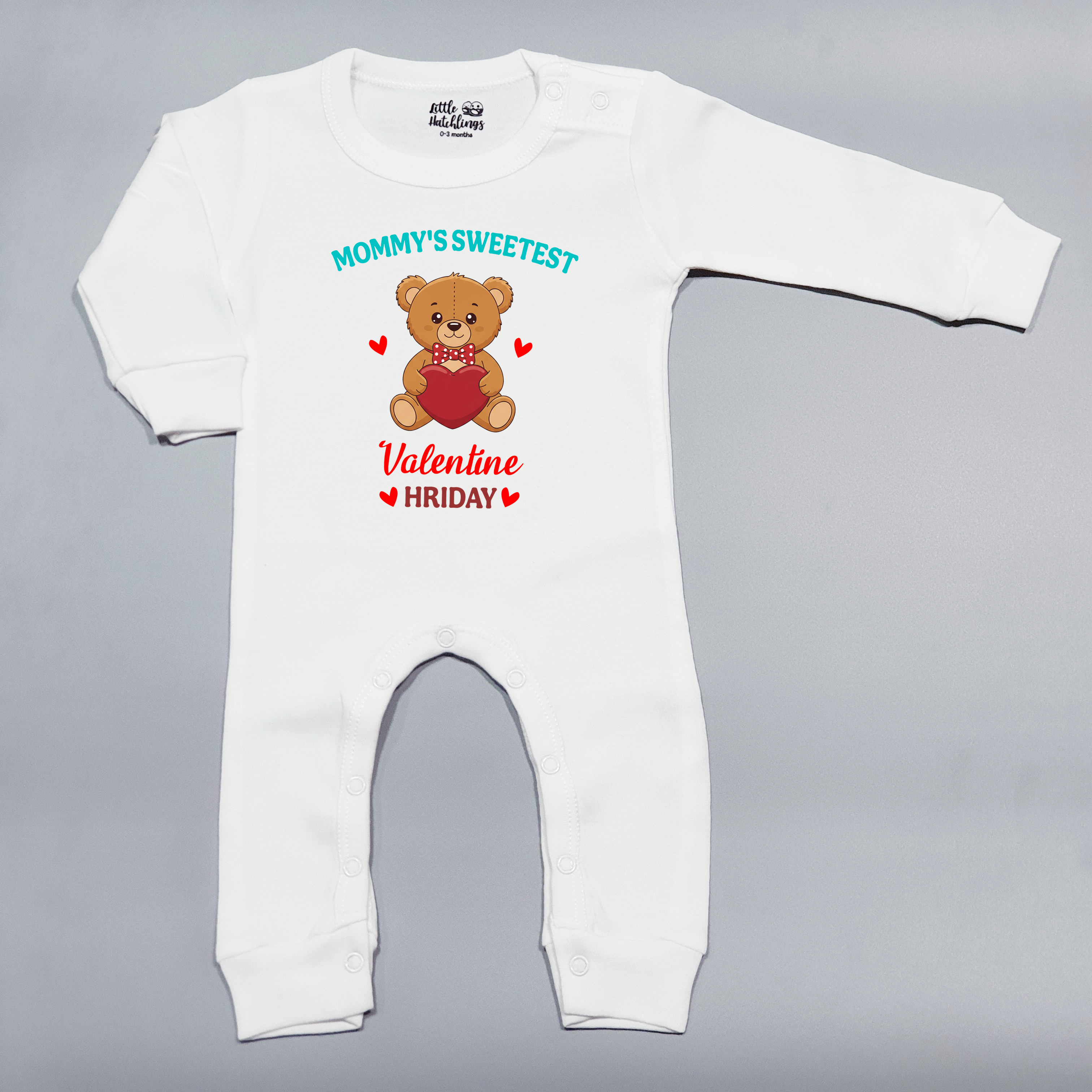 Mom Son Valentine's Combo White