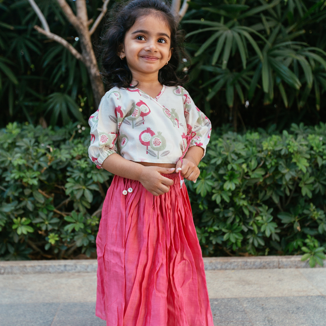 Chanderi Lehenga Set