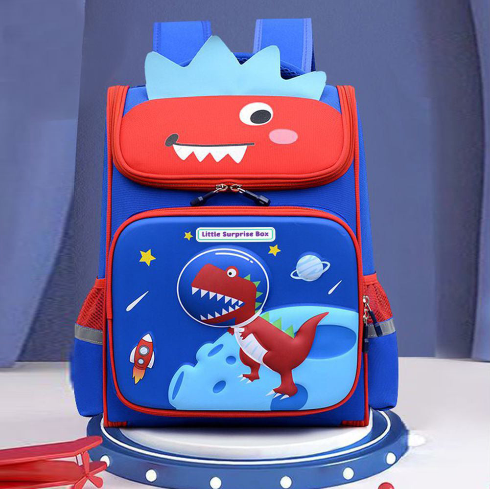 Cobalt 2d Pop Dino Space Backpack For Kids,5yrs - 8 yrs