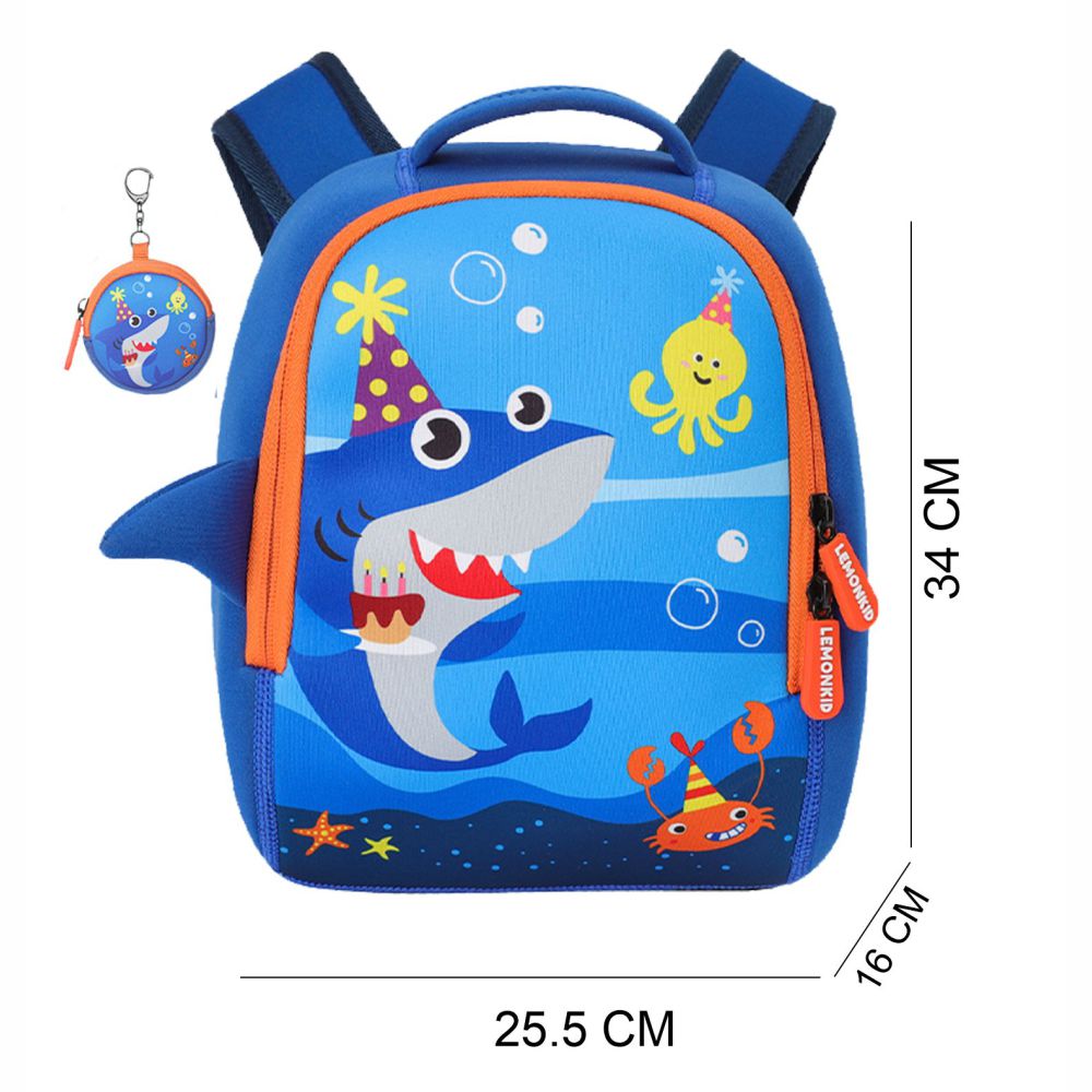 Shark print  Early School Backpack for Toddlers (Mini / Medium)