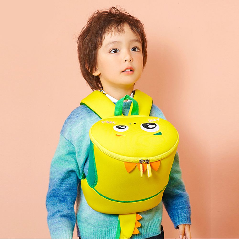 Mini size Yellow Monster Nursery and Early pre School Backpack for Pre Toddlers