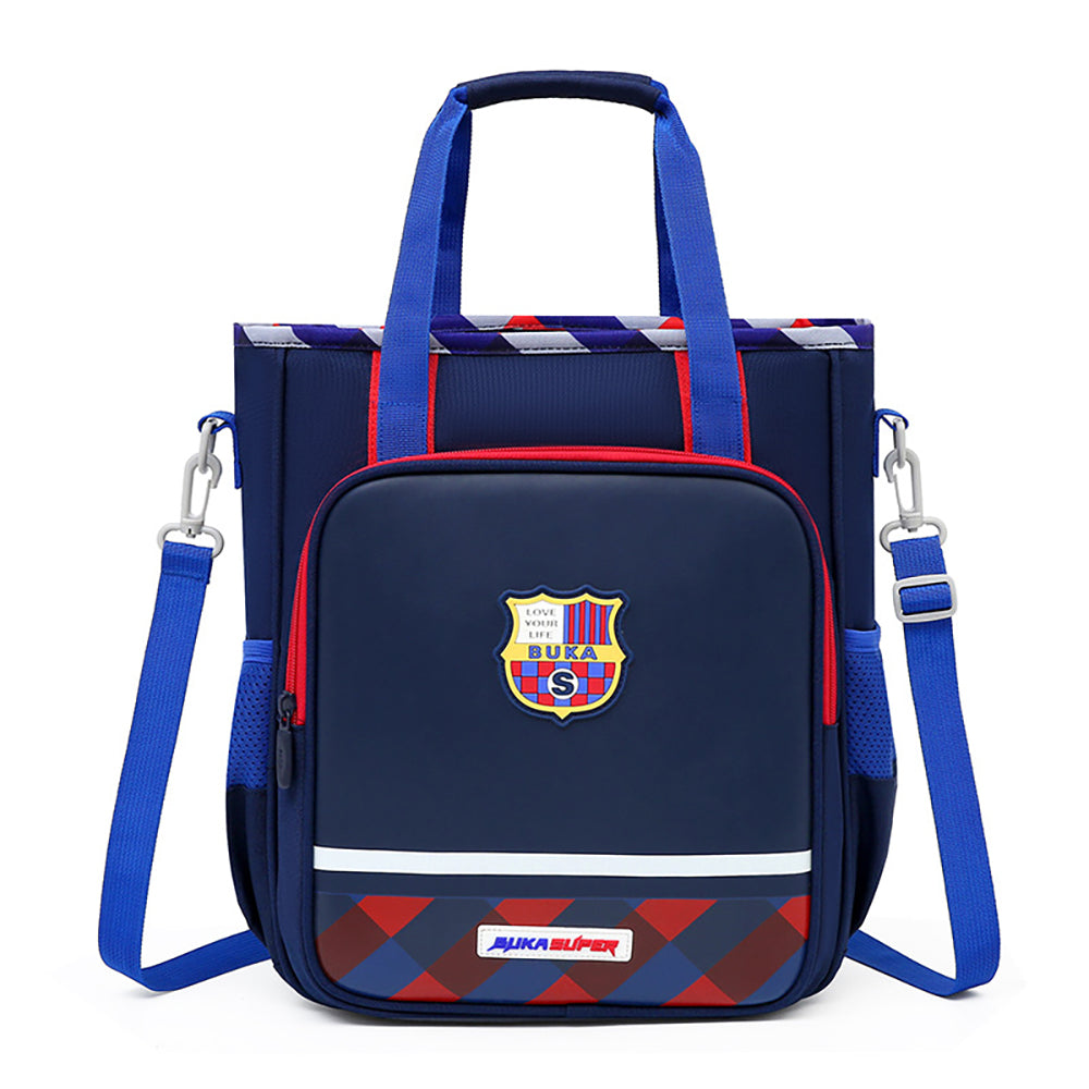 Little Surprise Box, Blue Soccer Theme Shoulder/Backpack Style Bag For Kids