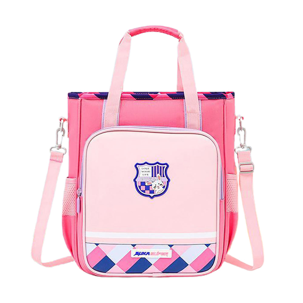 Little Surprise Box, Pink Soccer theme dual style Shoulder/Backpack style Bag for Kids