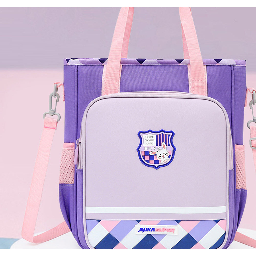 Little Surprise Box, Purple Soccer Theme Shoulder/Backpack Style Bag For Kids