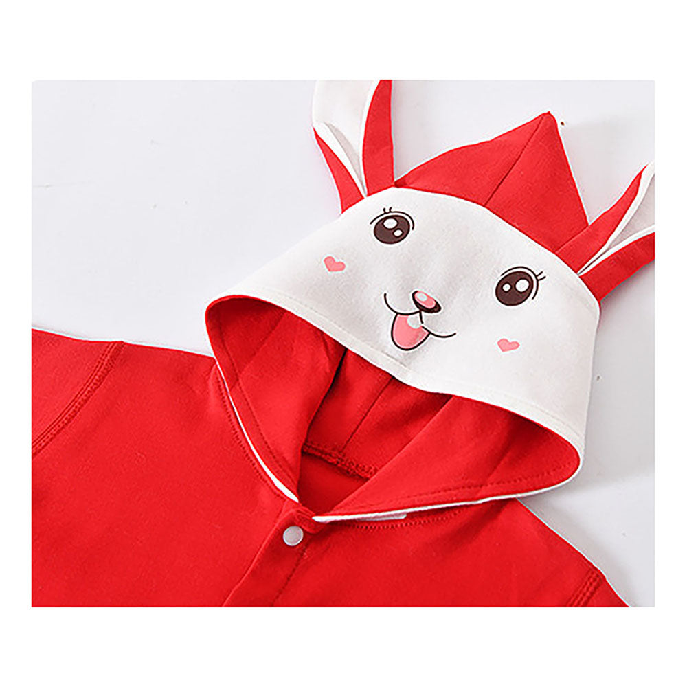 Little Surprise Box 22 Pcs Winter Wear White & Red Bunny Newborn Baby Girl/ Boy Gift Hamper Box