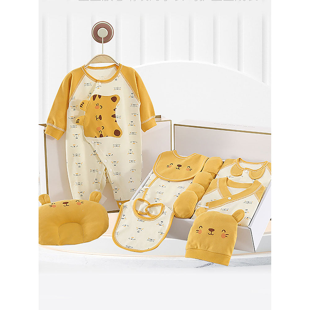 Little Surprise Box 23 Pcs Yellow Catty Newborn Baby Girl/ Boy All Season Wear Gift Hamper Box