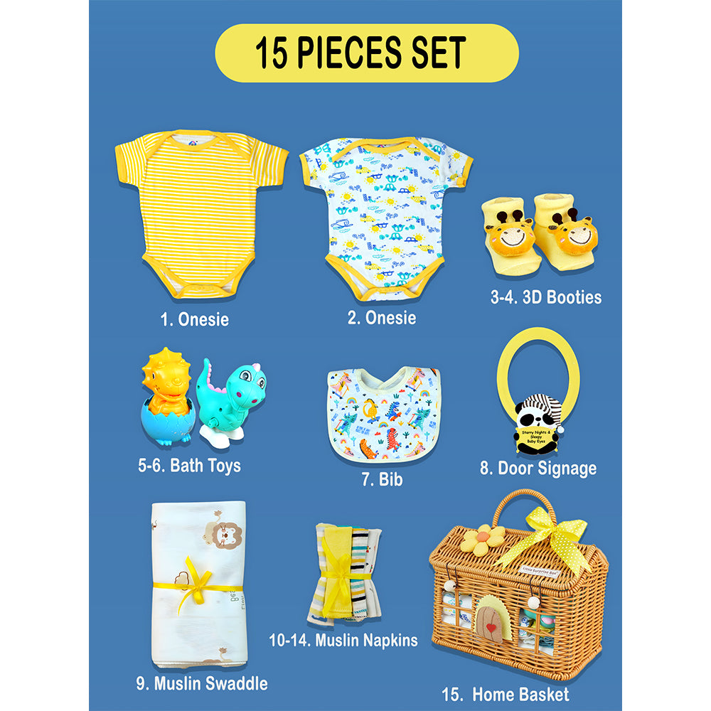 Yellow Blessed Home 15 Pcs Blessed Home Newborn Hamper - image 3