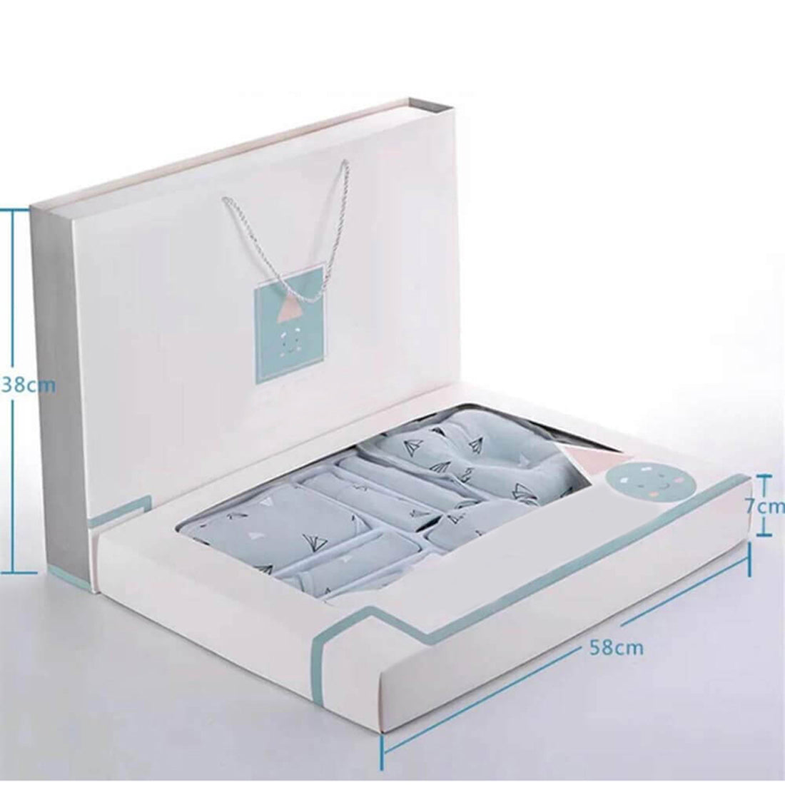 Newborn Baby Boy/Baby Girl 21pcs Gift Box, Blue (0 - 12 Months)