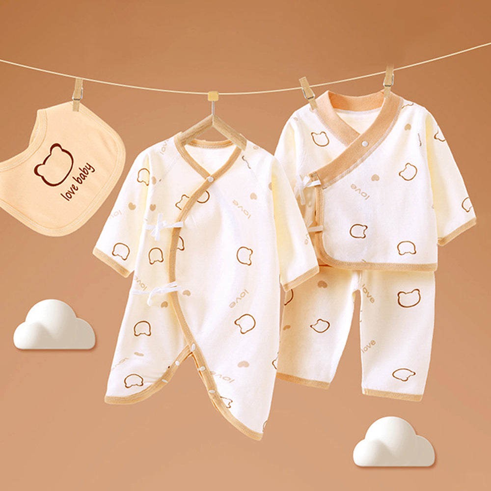 Little Surprise Box, 23pcs Envelope Bear Totebag Hamper for Newborn Baby Boy / Baby Girl, Giftset for Baby , All Season wear, 0-12 months