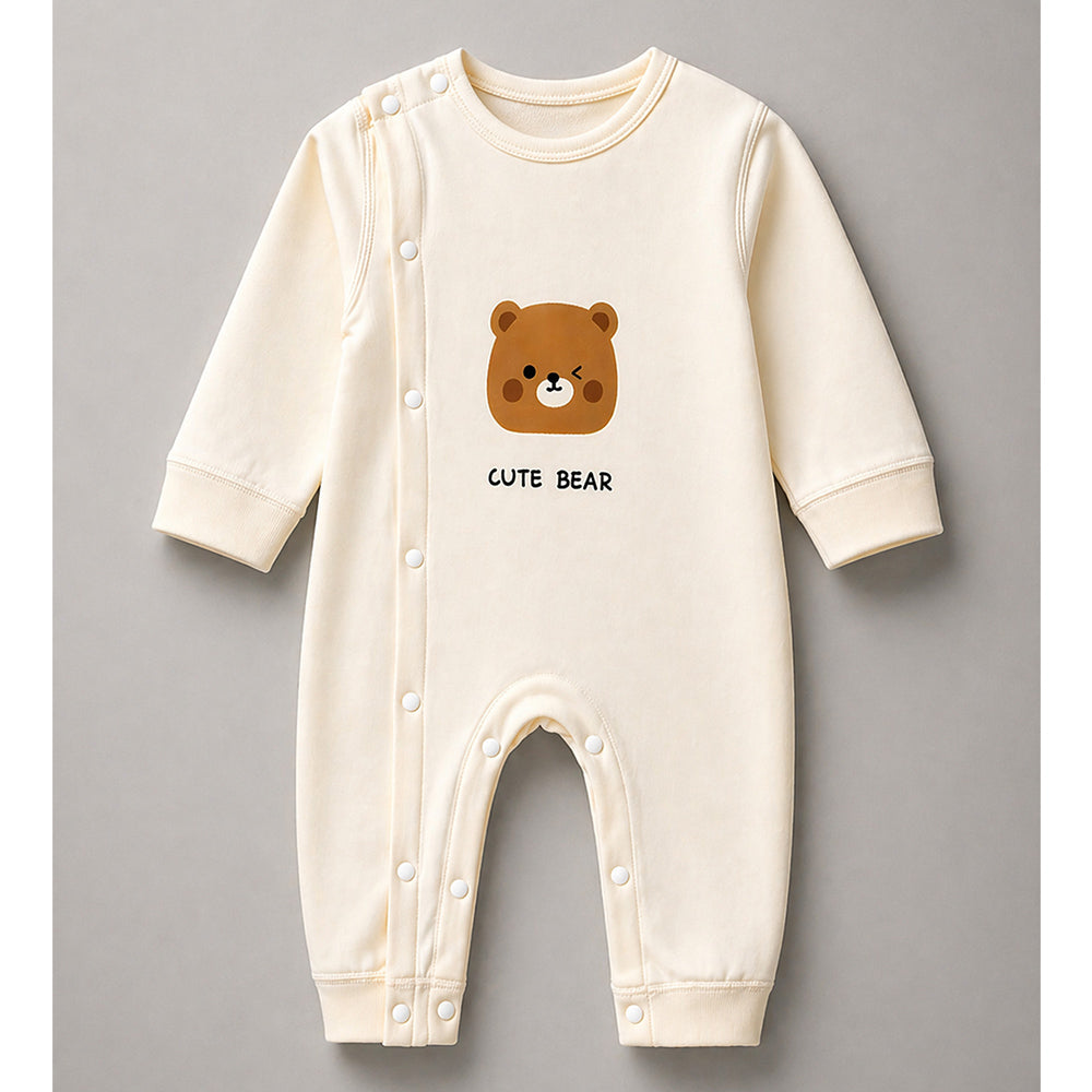 Little Surprise Box, 25 pcs Beige Bear Hamper for Newborn Boy/Girl, All Season wear hamper with luxury designed blue storage cane basket 0-12 months