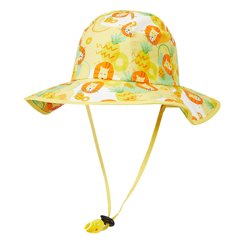 Little Surprise Box,Yellow Lion Wide Coverage Sun Hat for Kids& Toddlers with Adjustable Strap