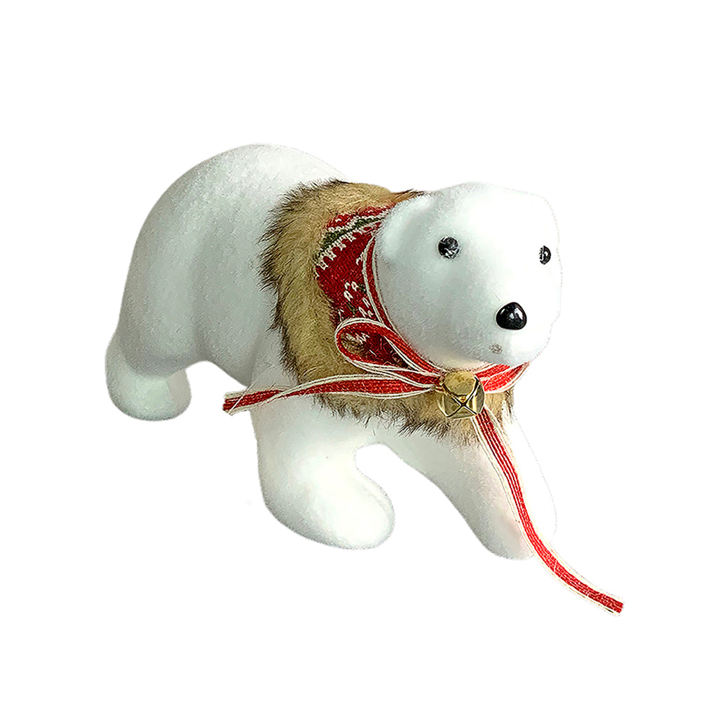 Little Surprise Box Snow Polar Bear, Christmas winterland Décor and Christmas Decoration - Big/ Medium