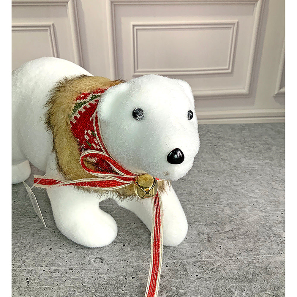 Little Surprise Box Snow Polar Bear, Christmas winterland Décor and Christmas Decoration - Big/ Medium