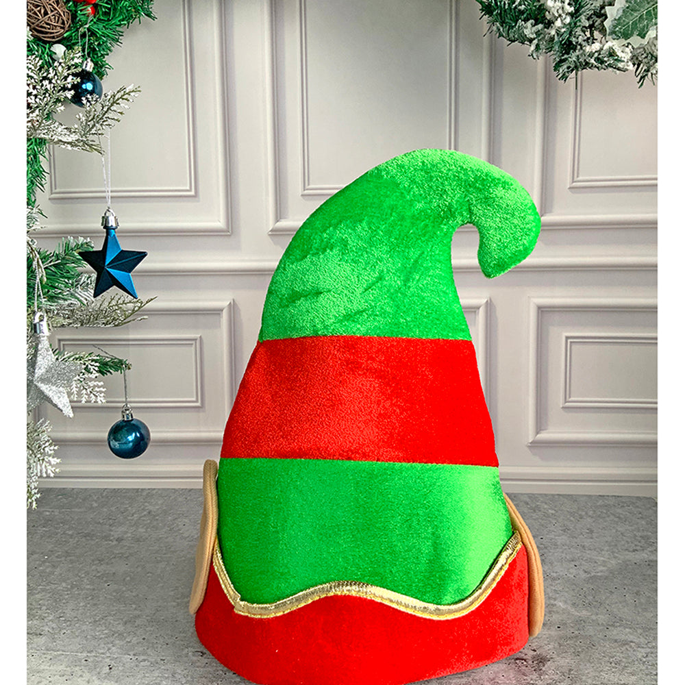 Little Surprise Box Big Elf Ears Rich Velvet Christmas Party Hat