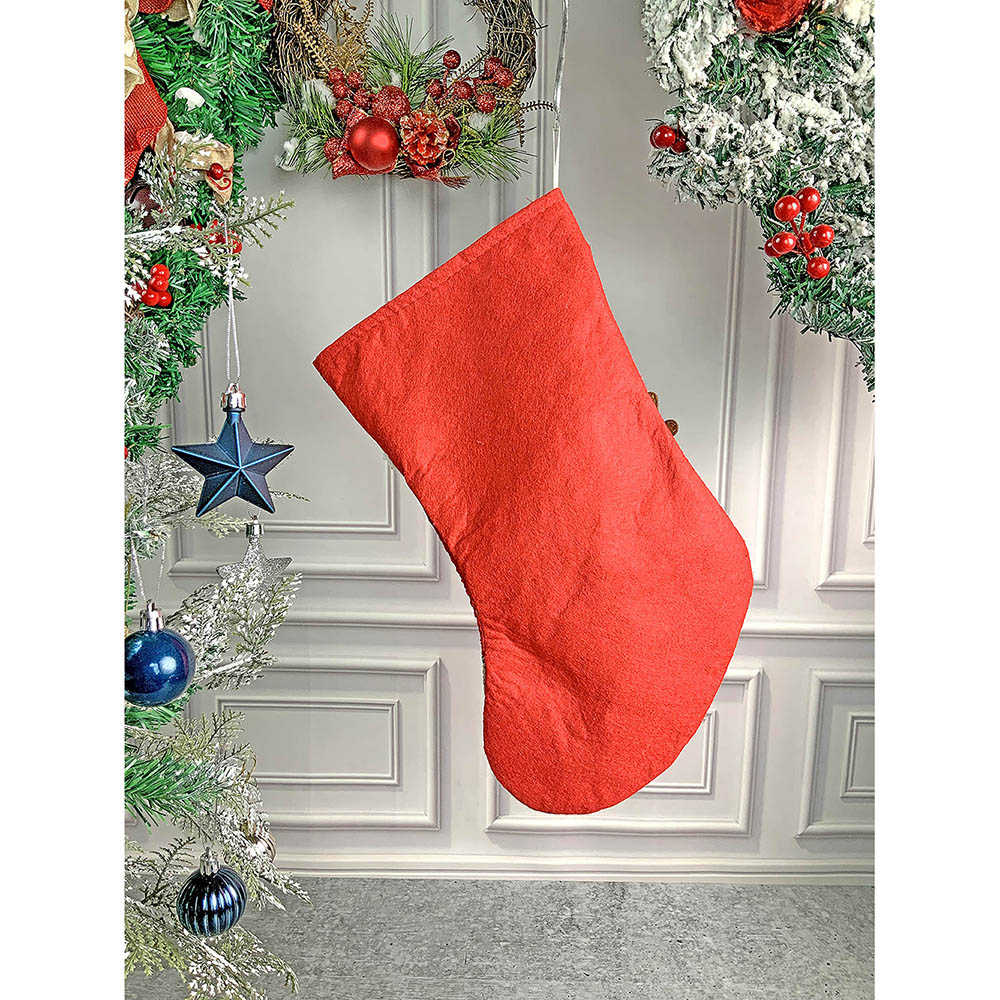 Little Surprise Box, Flying Deer Christmas Stocking for Gifts and Christmas Décor, 13 inches