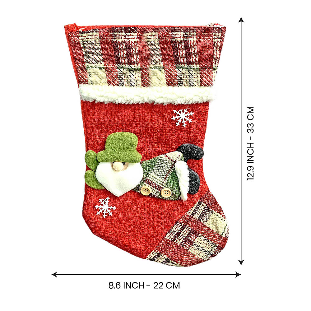 Little Surprise Box, Flying Santa Christmas Stocking for Gifts and Christmas Décor, 13 inches