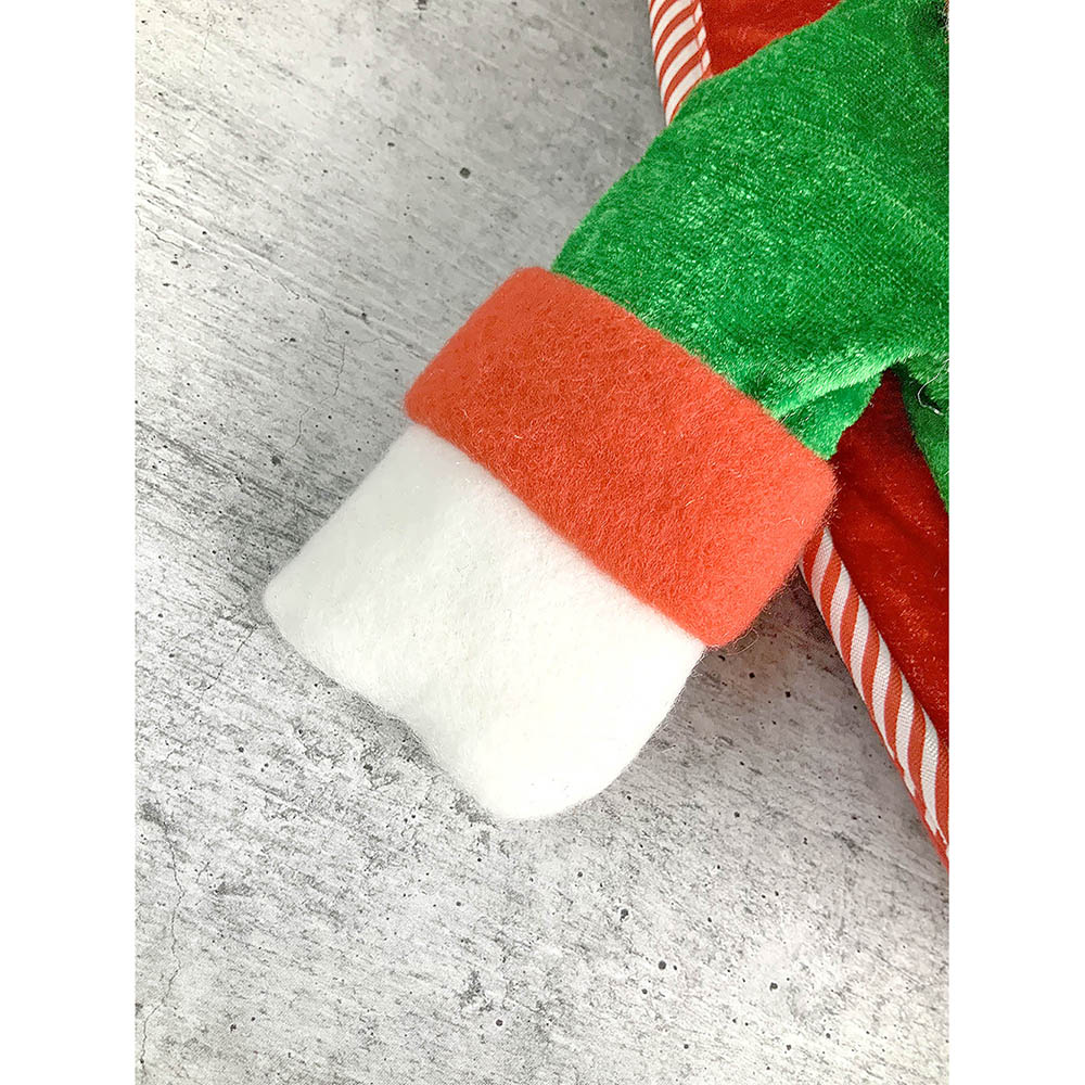 Little Surprise Box, Velvet Glitter Snowman Christmas Stocking for Gifts and Christmas Décor, 16 inches