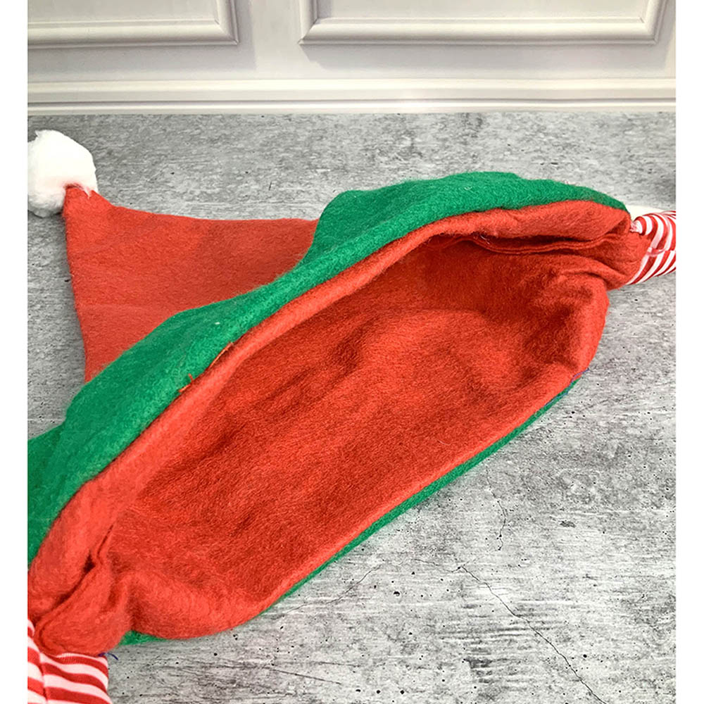 Little Surprise Box Long Elf Legs & Ears Felt Christmas Party Hat