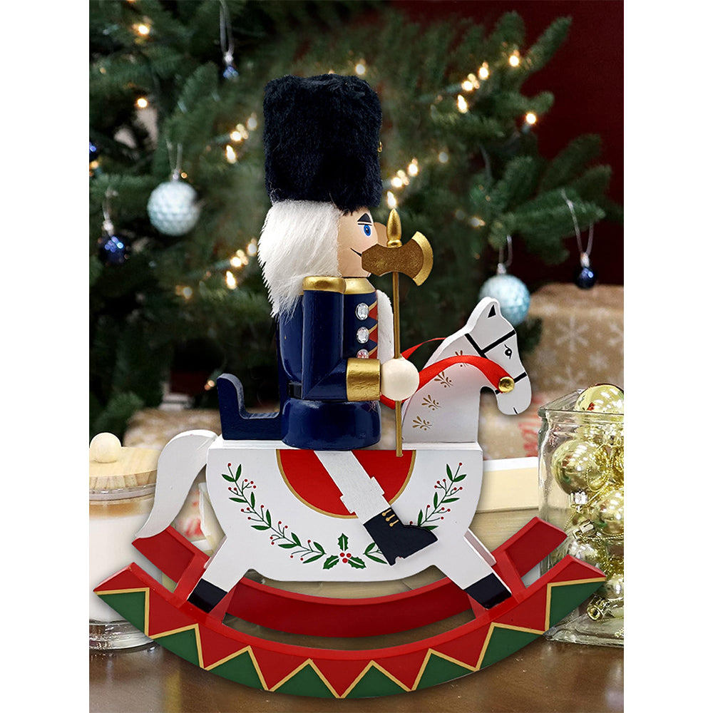 Little Surprise Box, Wooden Rocking Horse Christmas Home And Table Décor