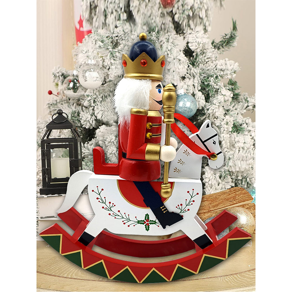 Little Surprise Box, Wooden Rocking Horse Christmas Home And Table Décor