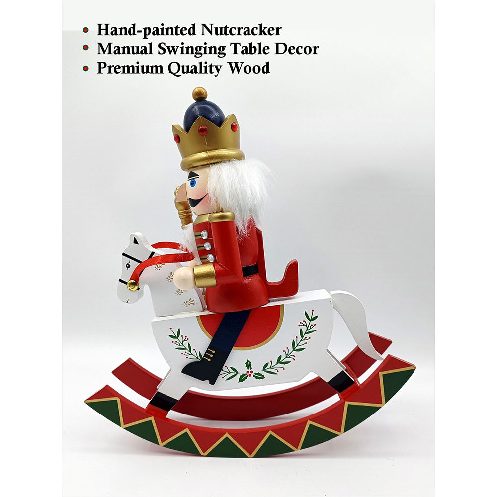 Little Surprise Box, Wooden Rocking Horse Christmas Home And Table Décor