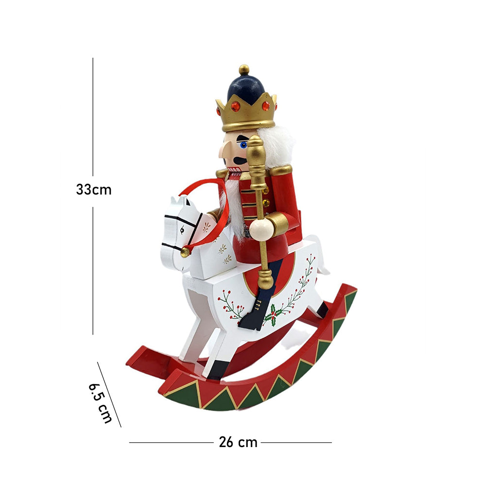 Little Surprise Box, Wooden Rocking Horse Christmas Home And Table Décor