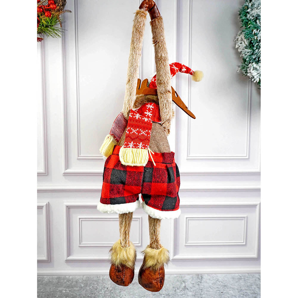 Little Surprise Box  Striped Shorts Reindeer Christmas Festive Door Hanger Christmas décor