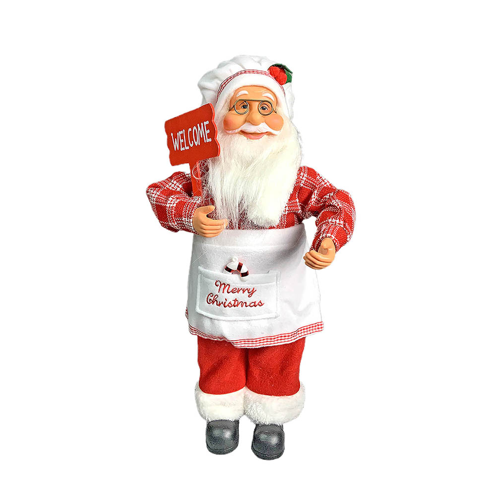 Little Surprise Box, Small Masterchef Santa Claus self Standing Christmas Table Décor & Christmas Decoration