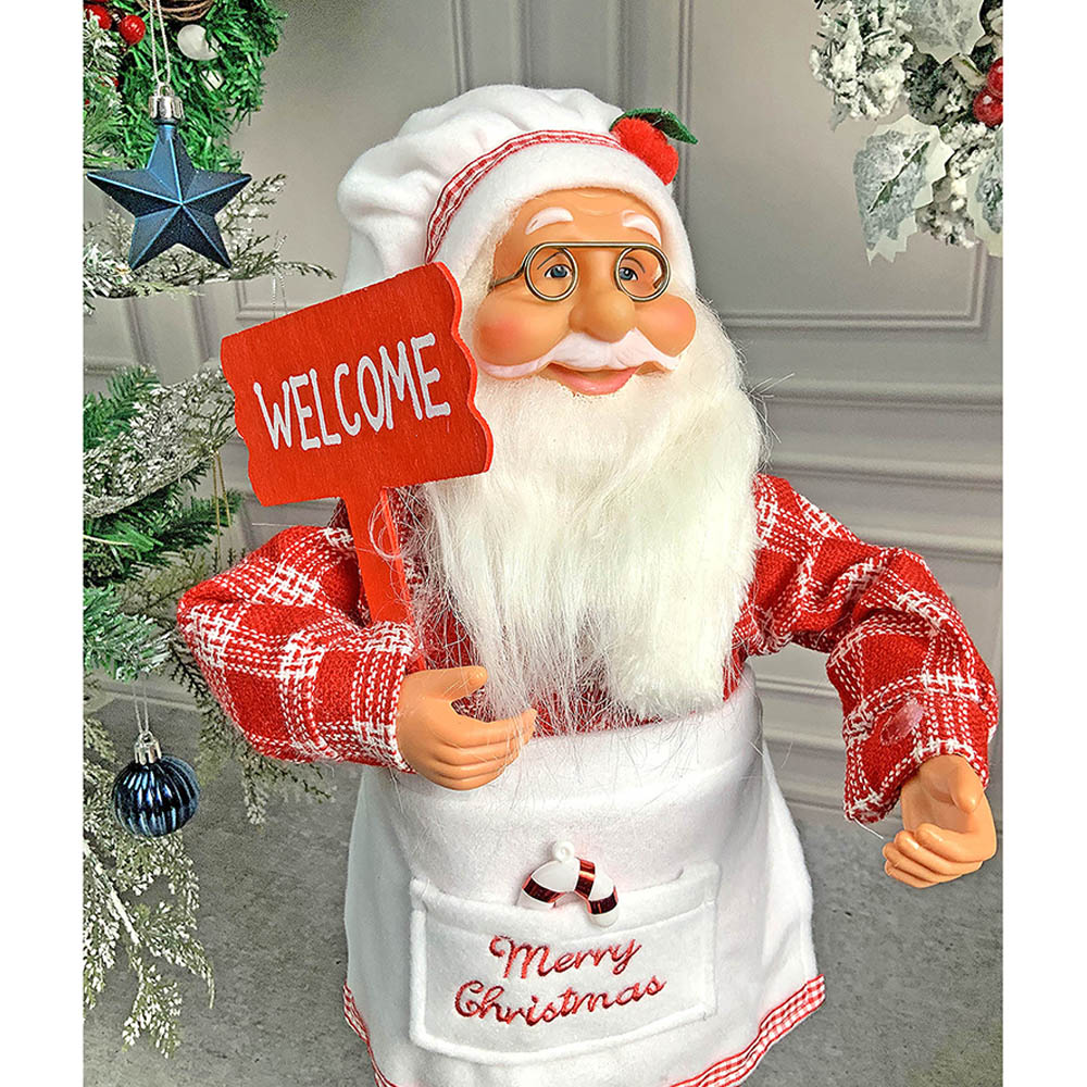 Little Surprise Box, Small Masterchef Santa Claus self Standing Christmas Table Décor & Christmas Decoration