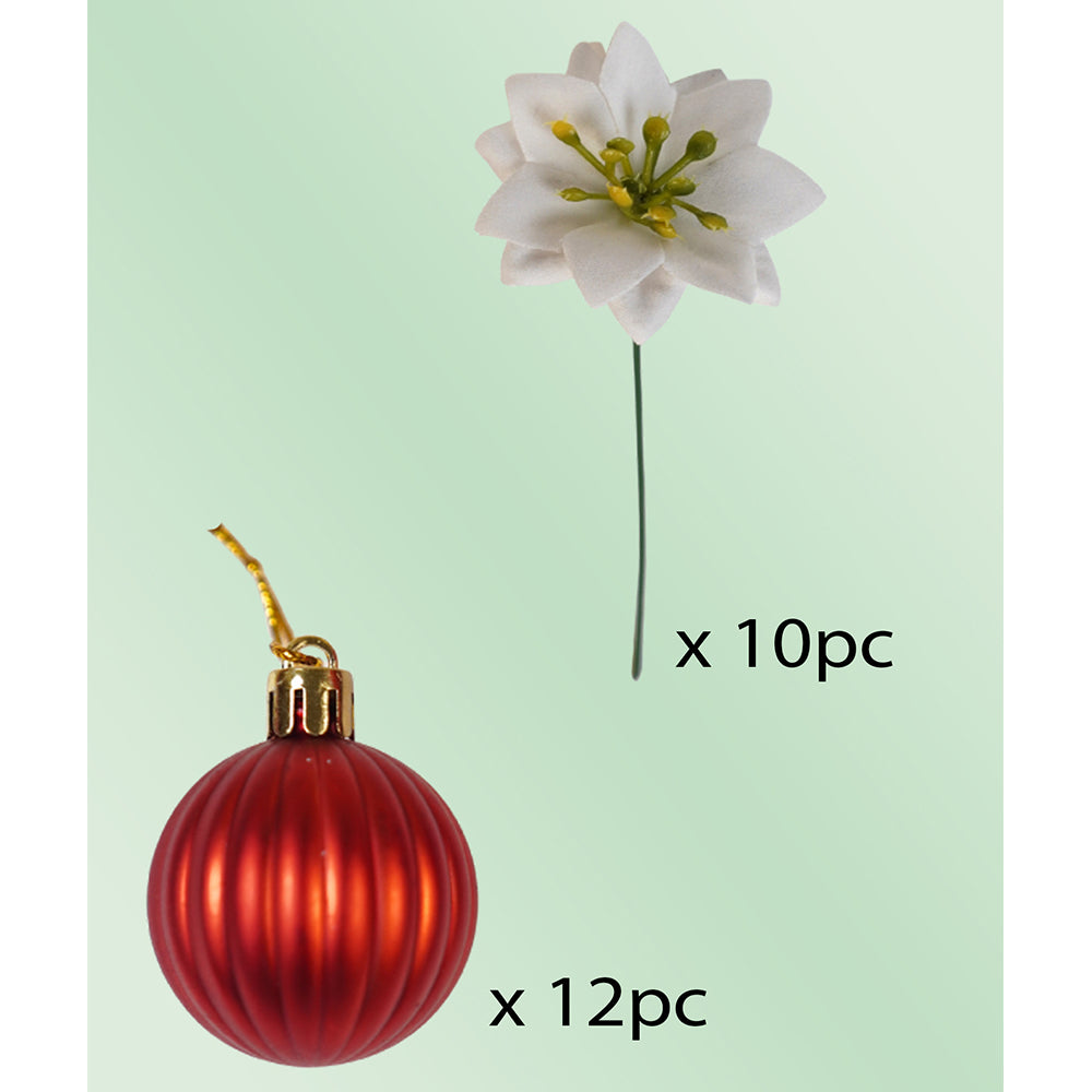 Little Surprise Box, 2.5feet, Star Tree  Themed Snowfall With Light & Music Umbrella Styled Christmas Home Décor