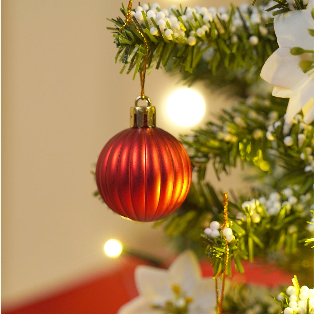 Little Surprise Box, 2.5feet, Star Tree  Themed Snowfall With Light & Music Umbrella Styled Christmas Home Décor