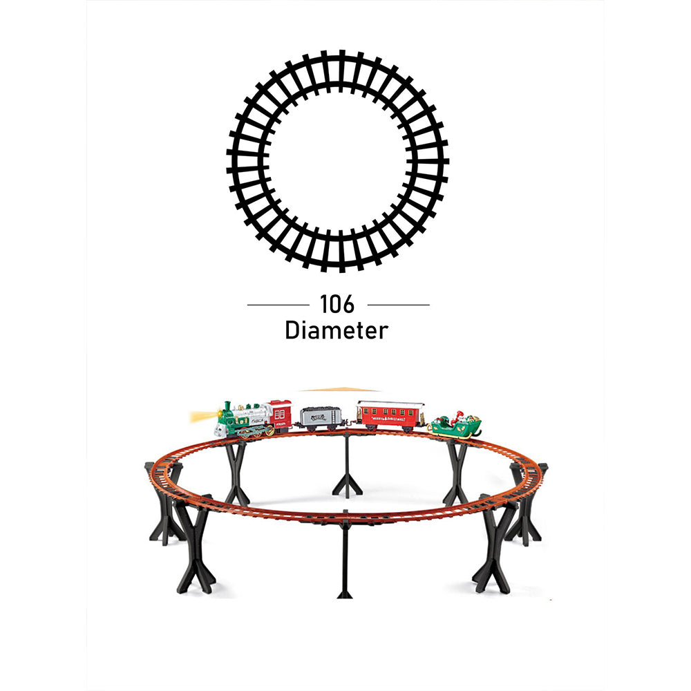 Little Surprise Box,Train Around The Tree Set With Light And Sound For Christmas Tree Decor